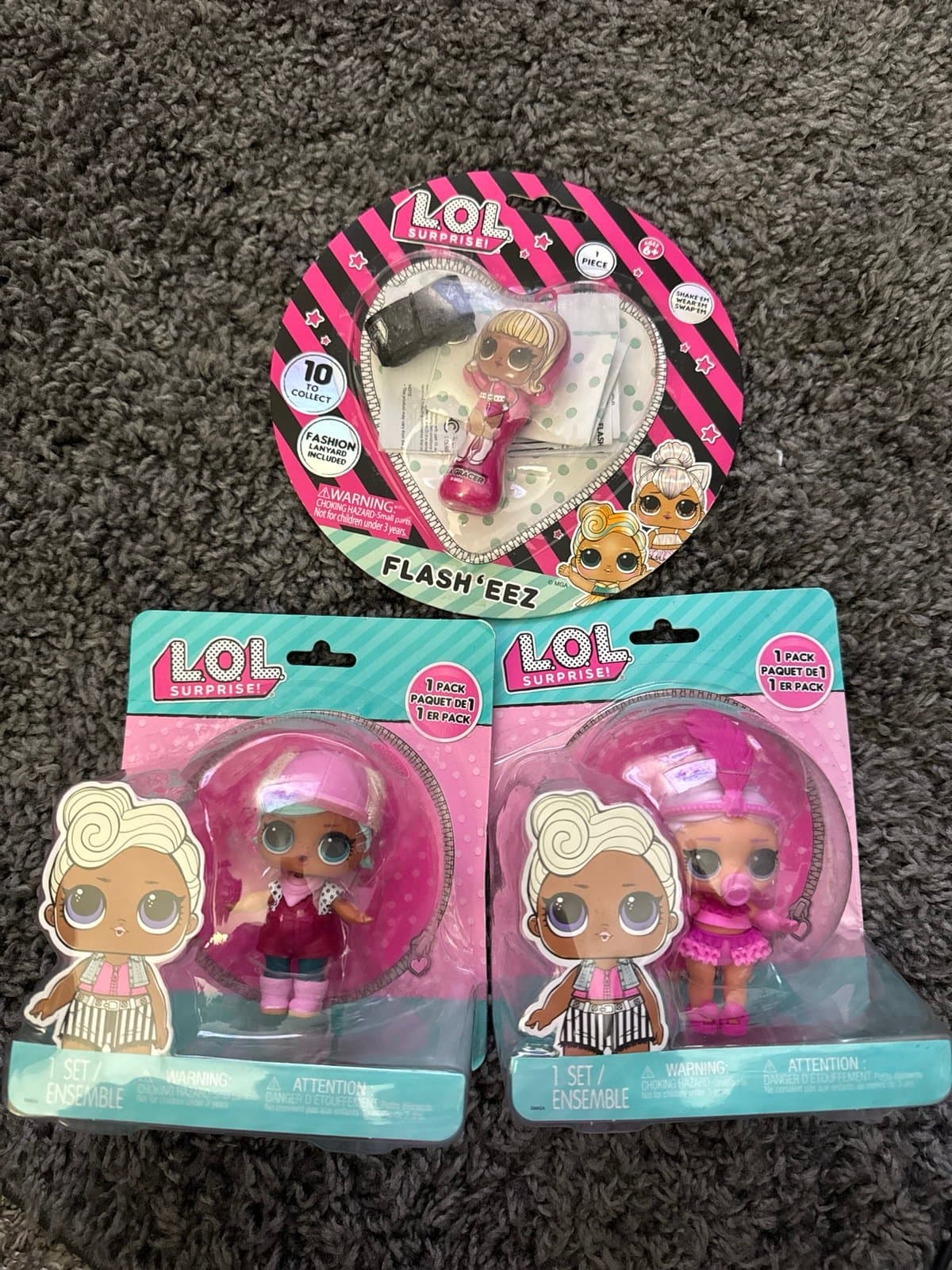 LOL omg Lot of 3 Dollls