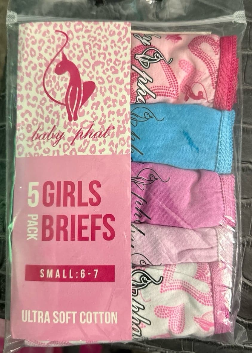 Baby Phat Underwear Small 6-7