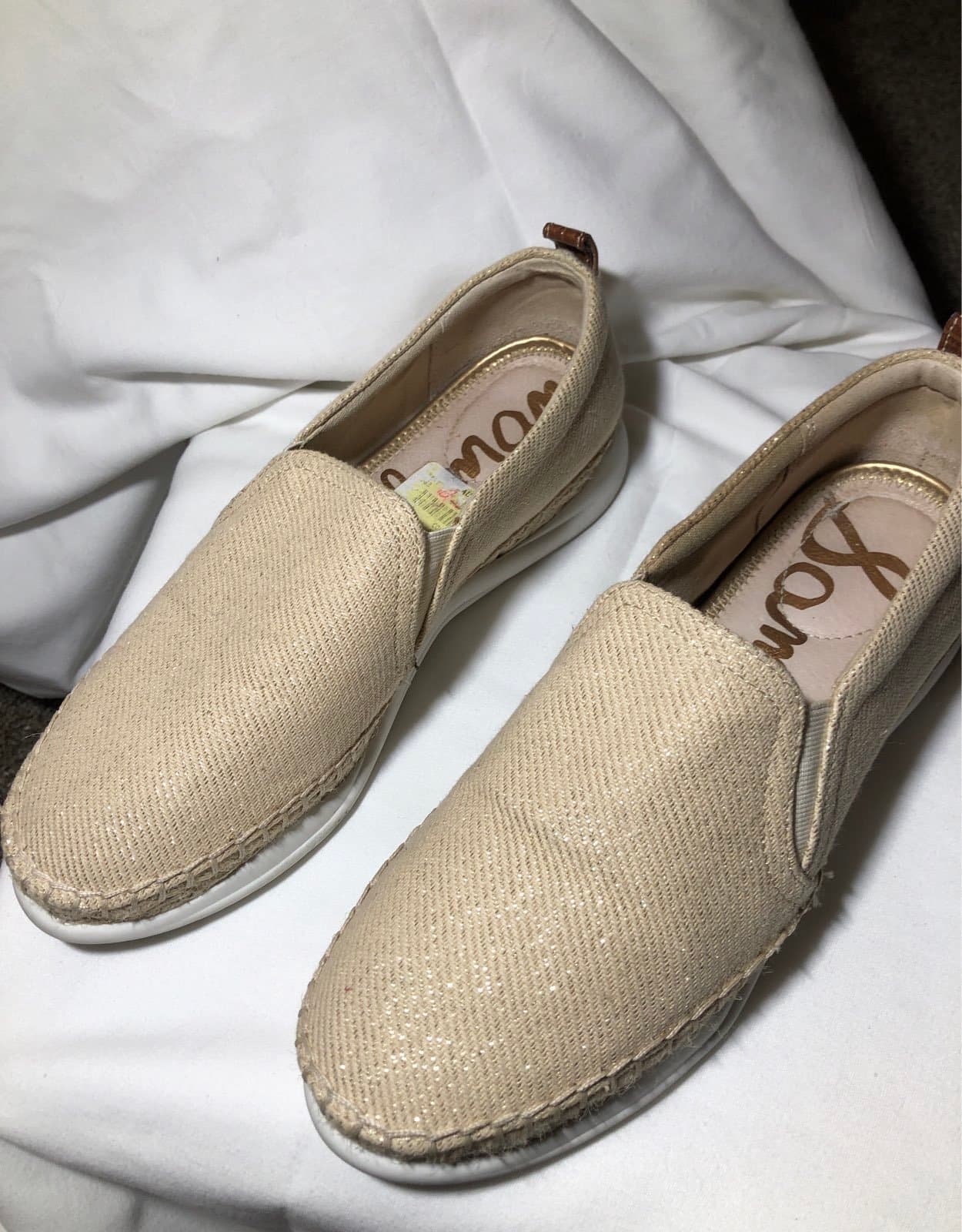 Sam Edelman glitter espadrilles