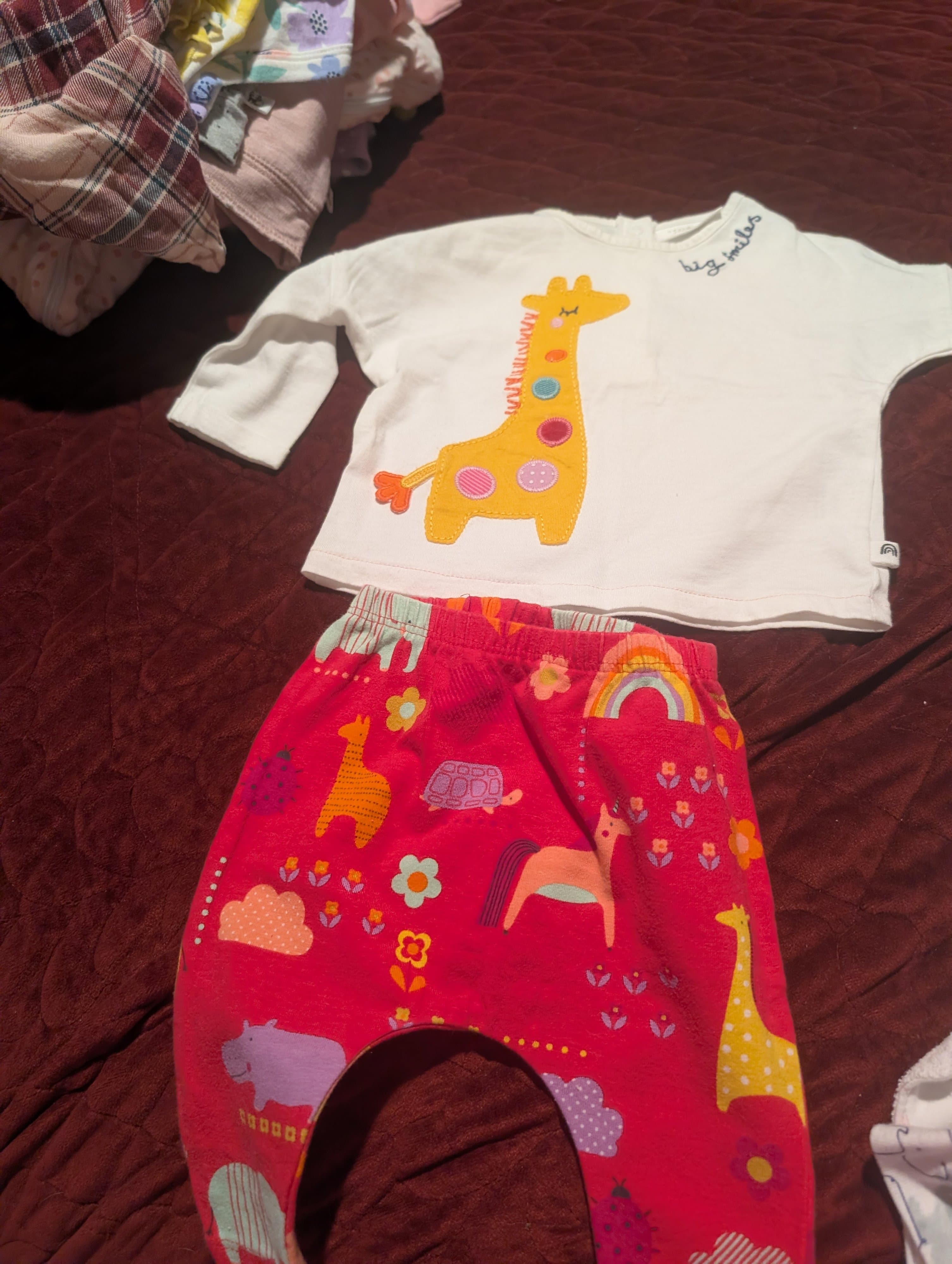 Next Baby Giraffe Top and Pants Set