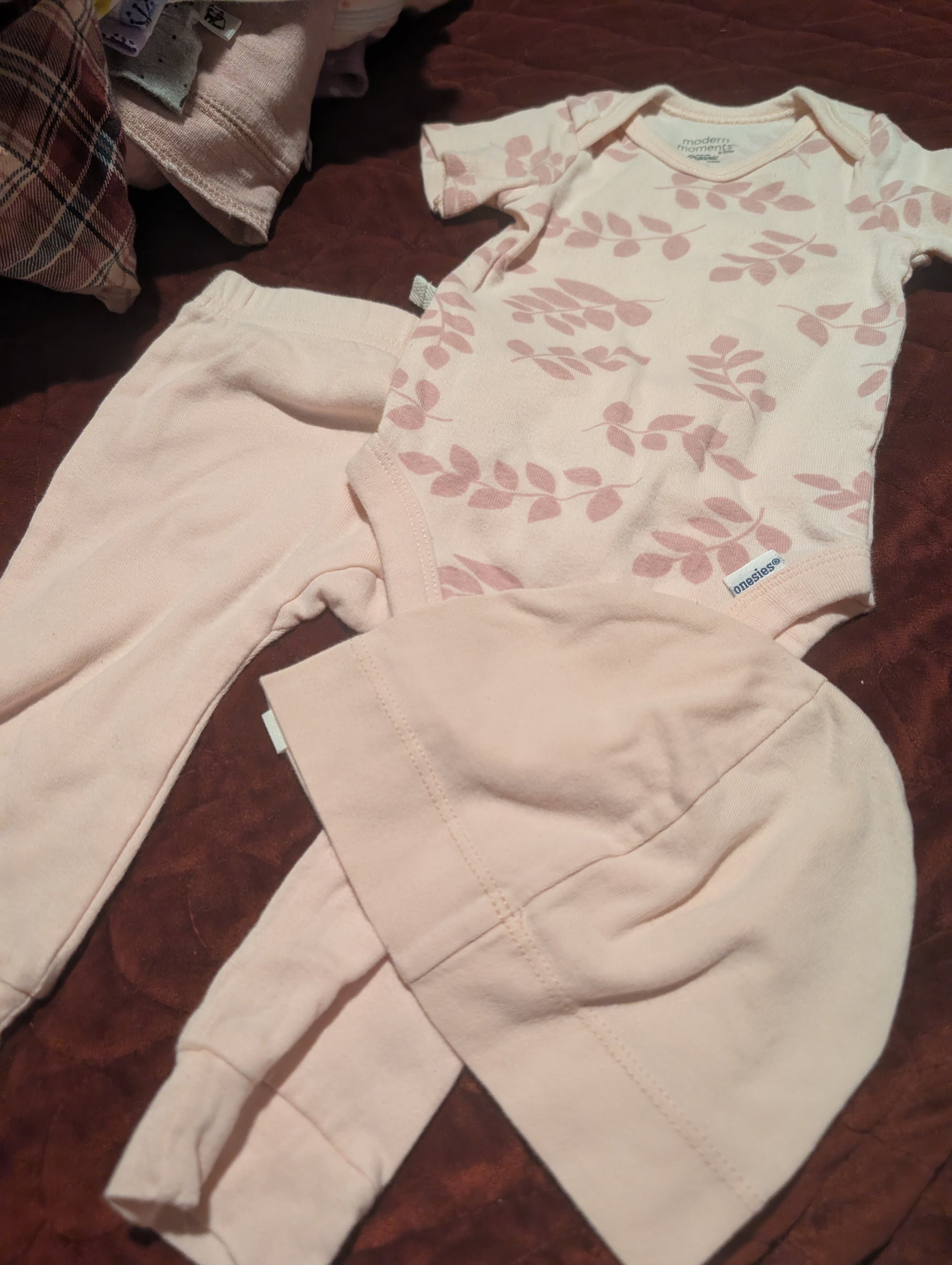 Modern Moments Baby Outfit Set 0-3M Organic Cotton