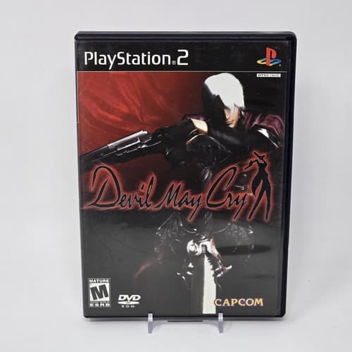 Devil May Cry (PlayStation 2 PS2) Black Label CIB COMPLETE & TESTED