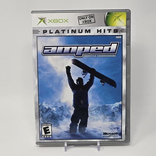 Amped Freestyle Snowboarding (Original Xbox) Platinum Hits CIB COMPLETE & TESTED