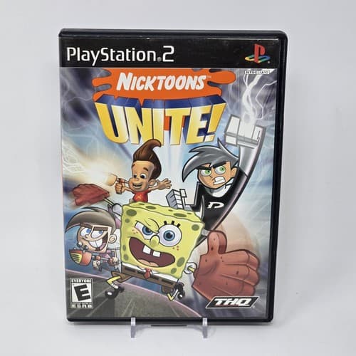 Nicktoons: Unite (PlayStation 2 PS2) Black Label CIB COMPLETE & TESTED