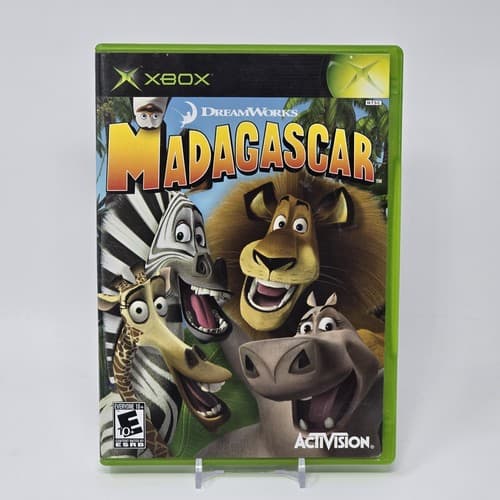 Madagascar (Original Xbox) Black Label CIB COMPLETE & TESTED