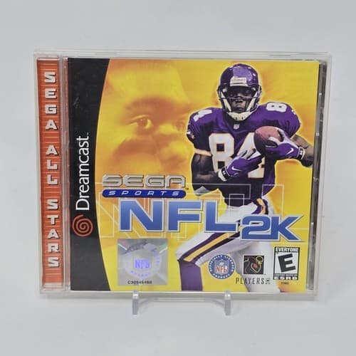 NFL 2K (Sega Dreamcast) All Stars CIB COMPLETE & TESTED