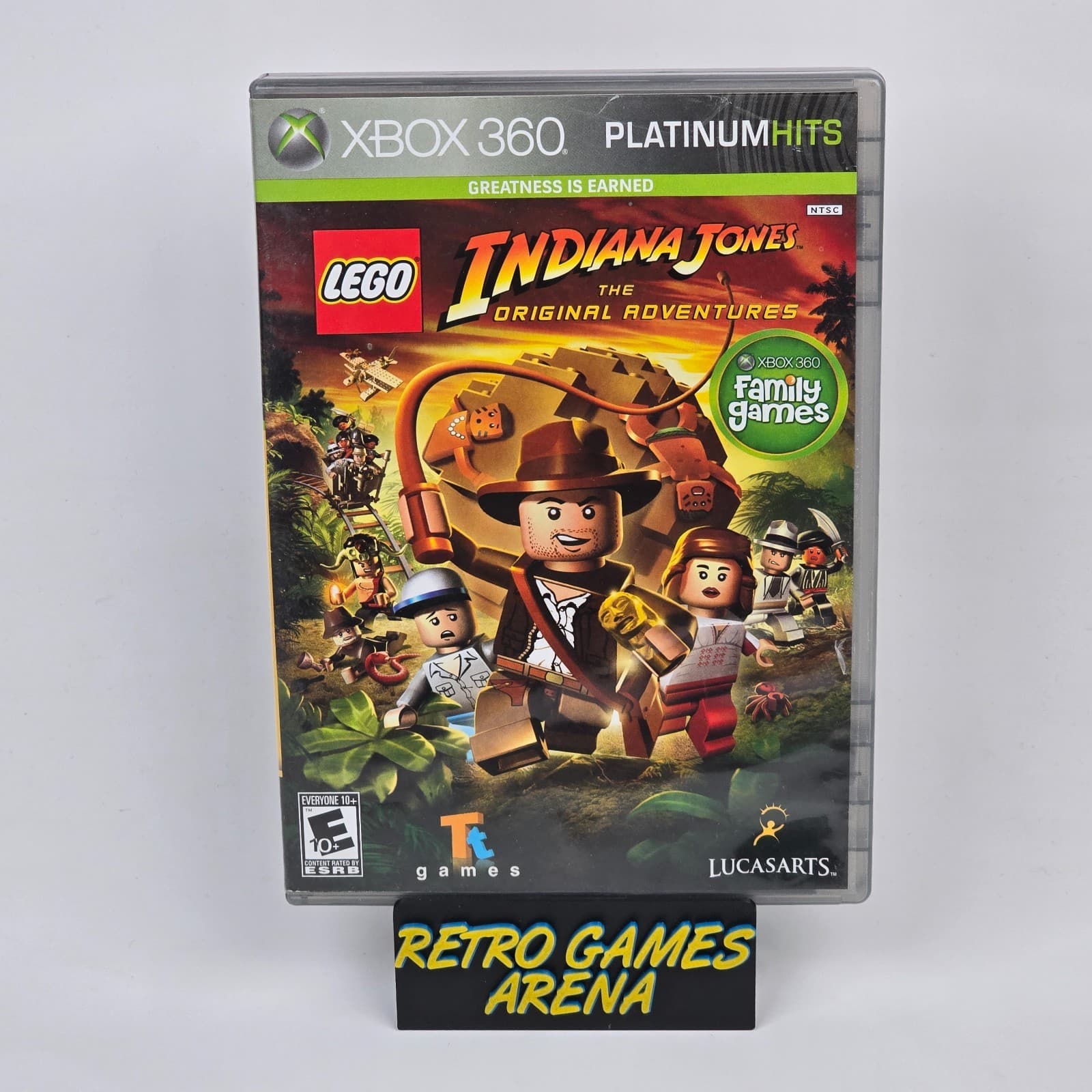 LEGO Indiana Jones: The Original Adventures (Xbox 360) Platinum CIB & TESTED