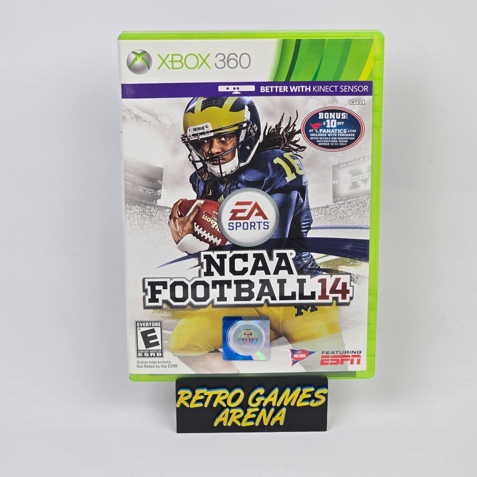 NCAA Football 14 (Xbox 360) CIB COMPLETE & TESTED