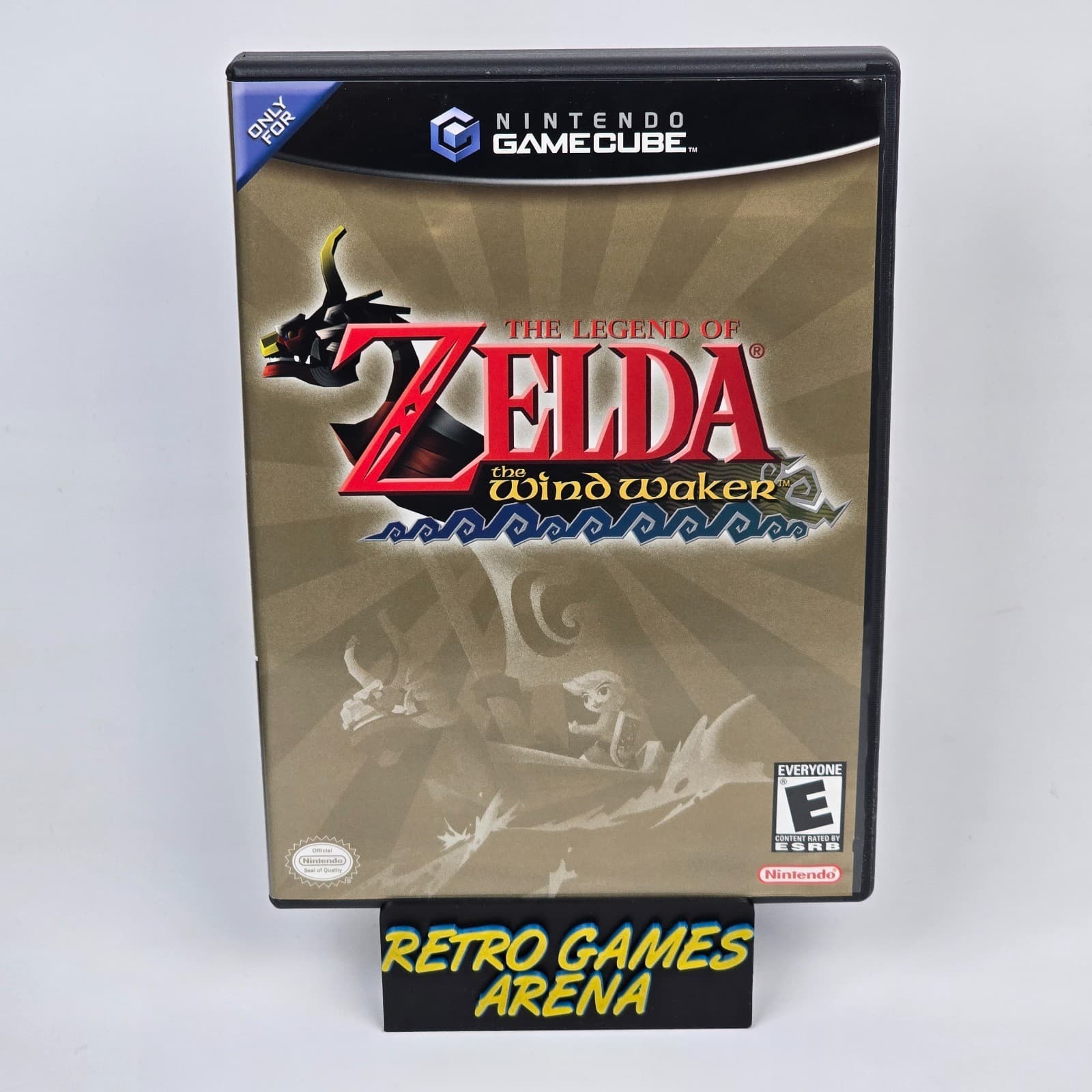 The Legend of Zelda: The Wind Waker (Nintendo GameCube) Black Label Case & Disc