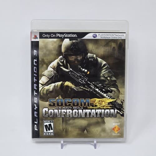 SOCOM US Navy SEALS: Confrontation (PlayStation 3 PS3) Black Label CIB & TESTED