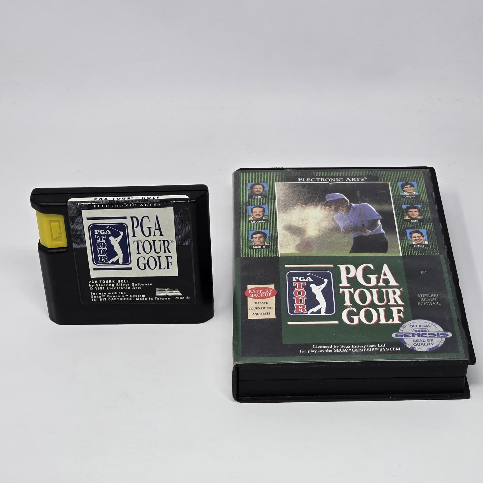PGA Tour Golf (Sega Genesis) Case & Cartridge TESTED