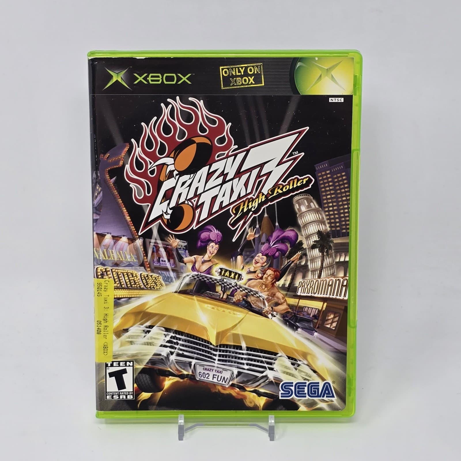Crazy Taxi 3: High Roller (Original Xbox) Case & Disc TESTED