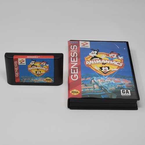 Animaniacs (Sega Genesis) Case & Cartridge (No Manual) TESTED