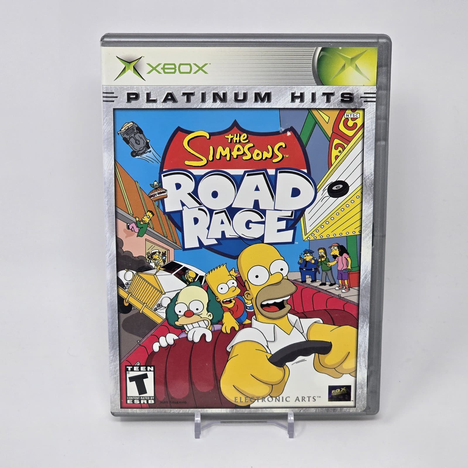 The Simpsons: Road Rage (Original Xbox) Platinum Hits CIB COMPLETE & TESTED