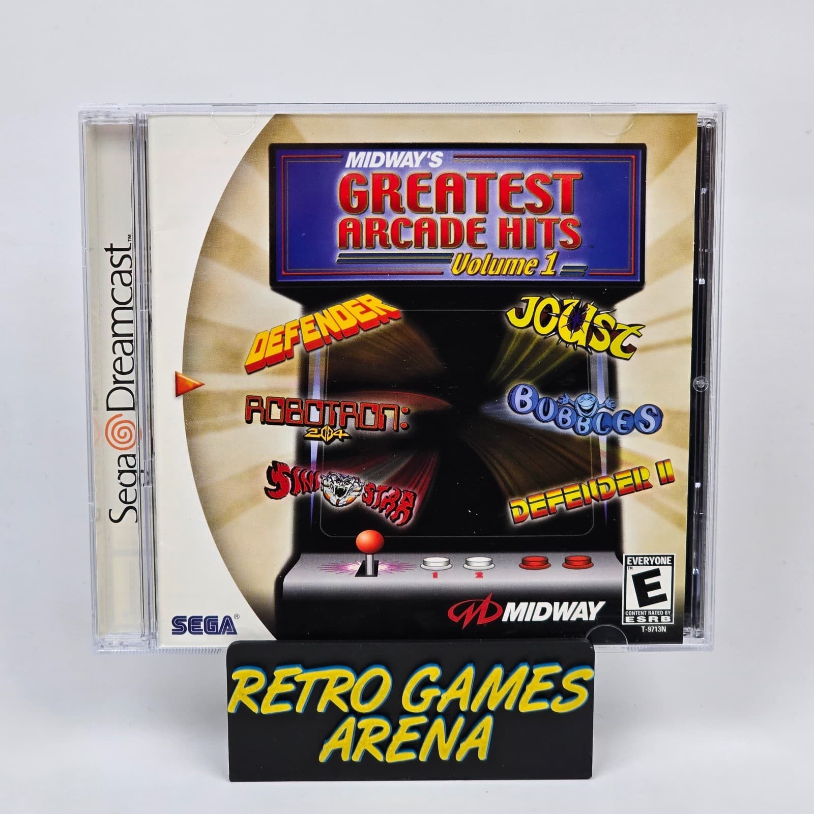 Midway's Greatest Arcade Hits: Volume 1 (Sega Dreamcast) CIB COMPLETE & TESTED