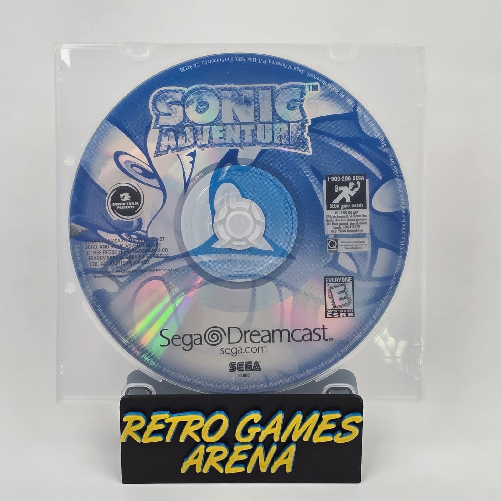 Sonic Adventure (Sega Dreamcast) Disc TESTED