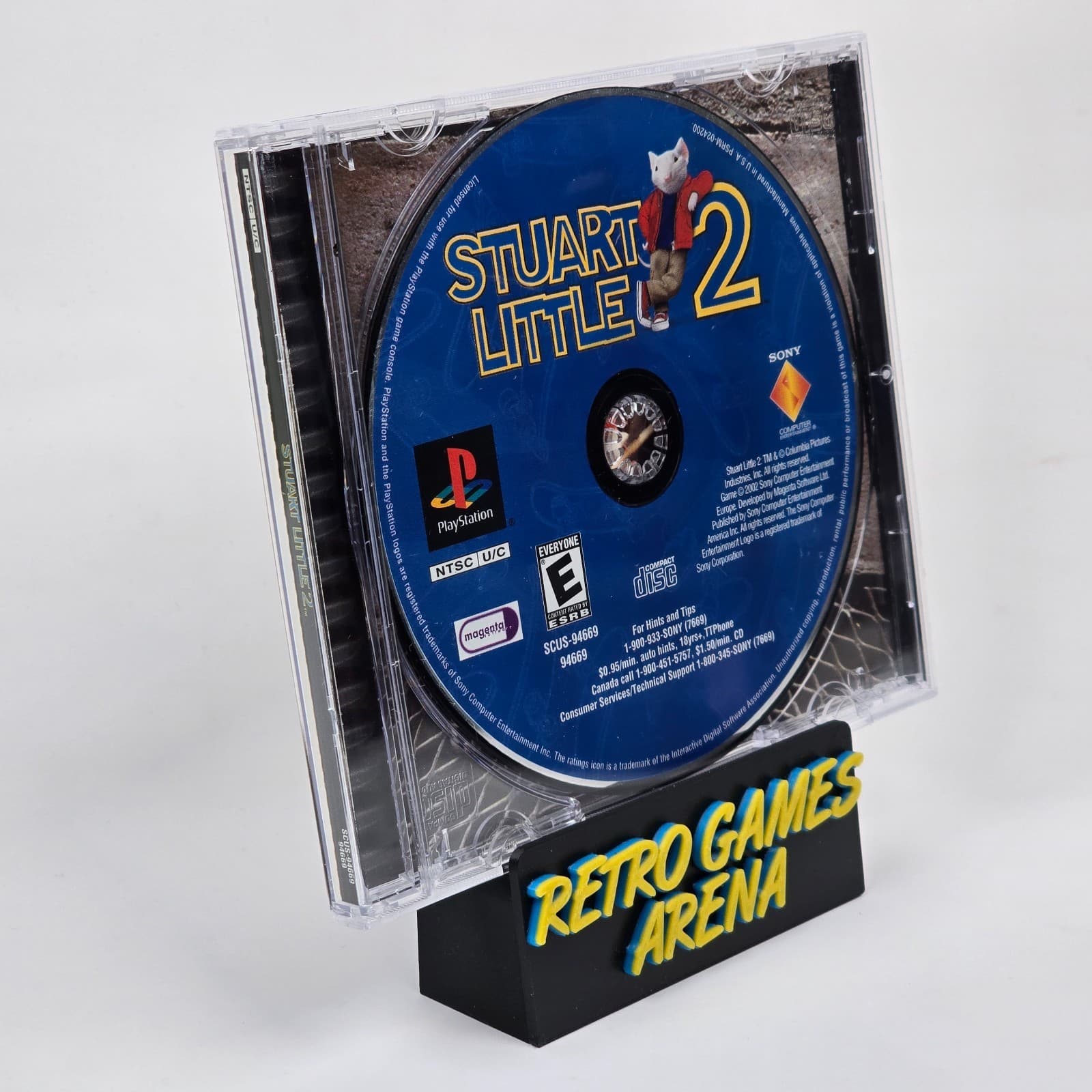 Stuart Little 2 (PlayStation 1 PS1) Case & Disc