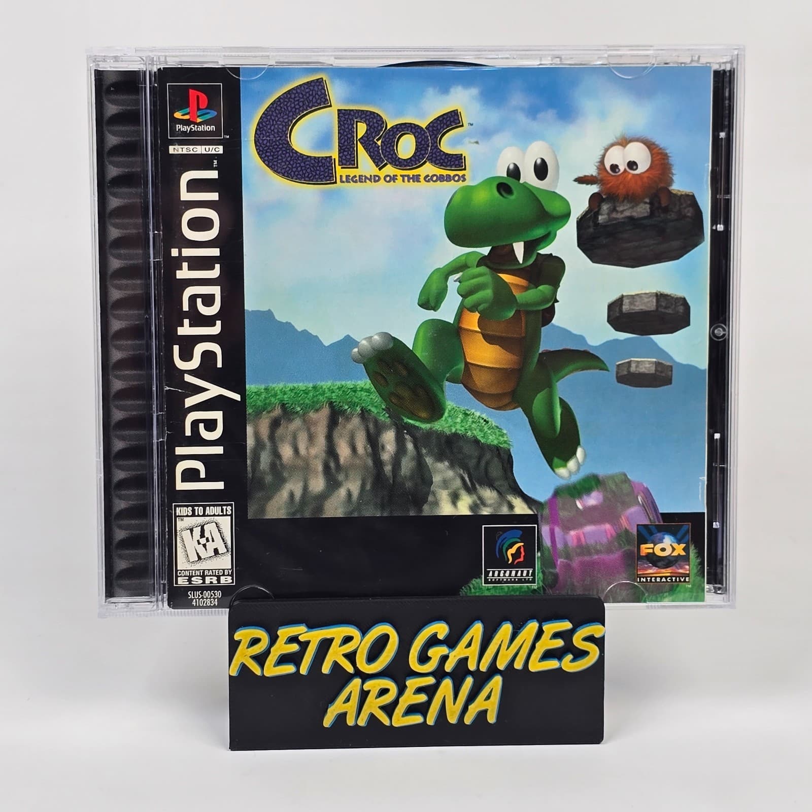 Croc: Legend of the Gobbos (PlayStation 1 PS1) Black Label CIB COMPLETE