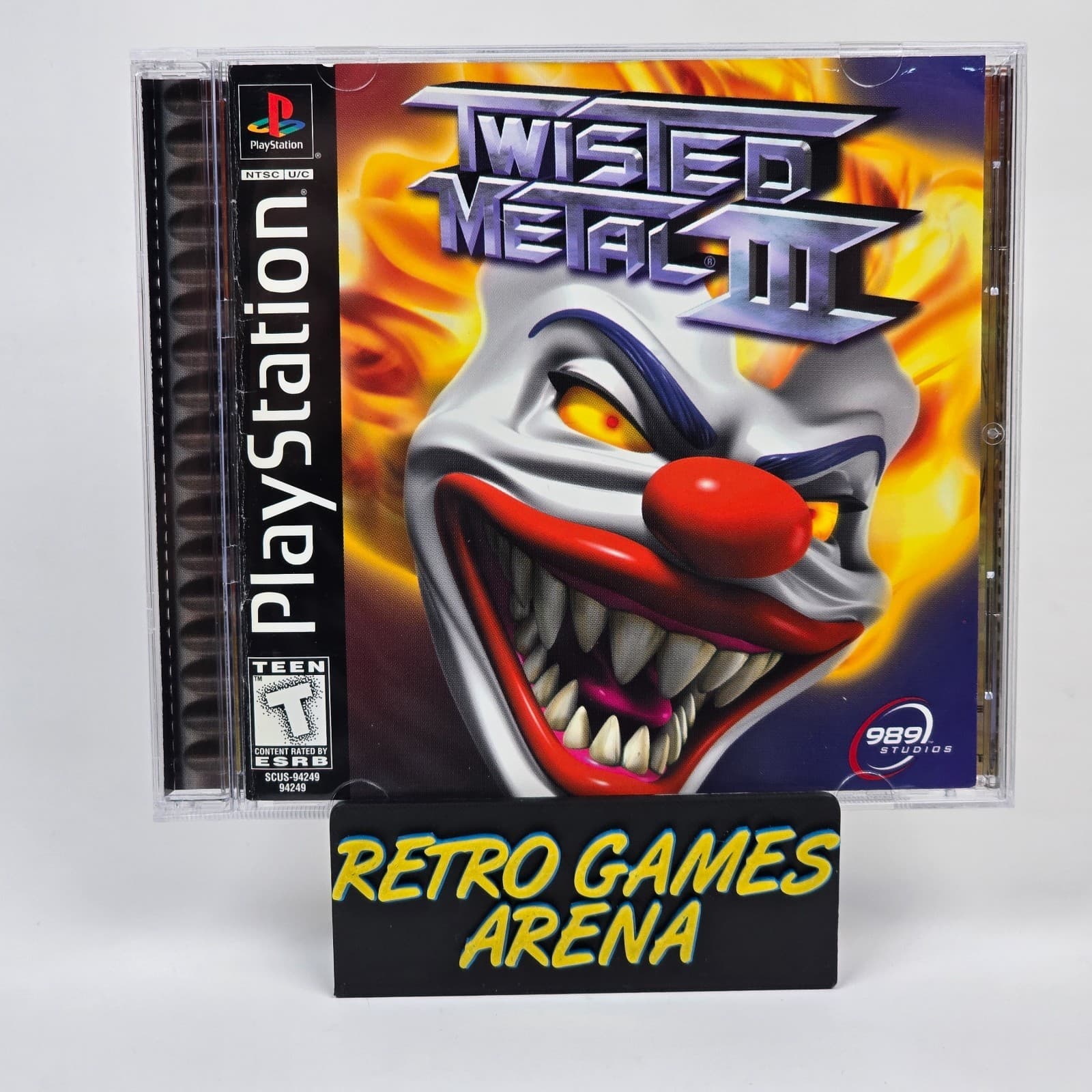 Twisted Metal III 3 (PlayStation 1 PS1) Black Label CIB COMPLETE