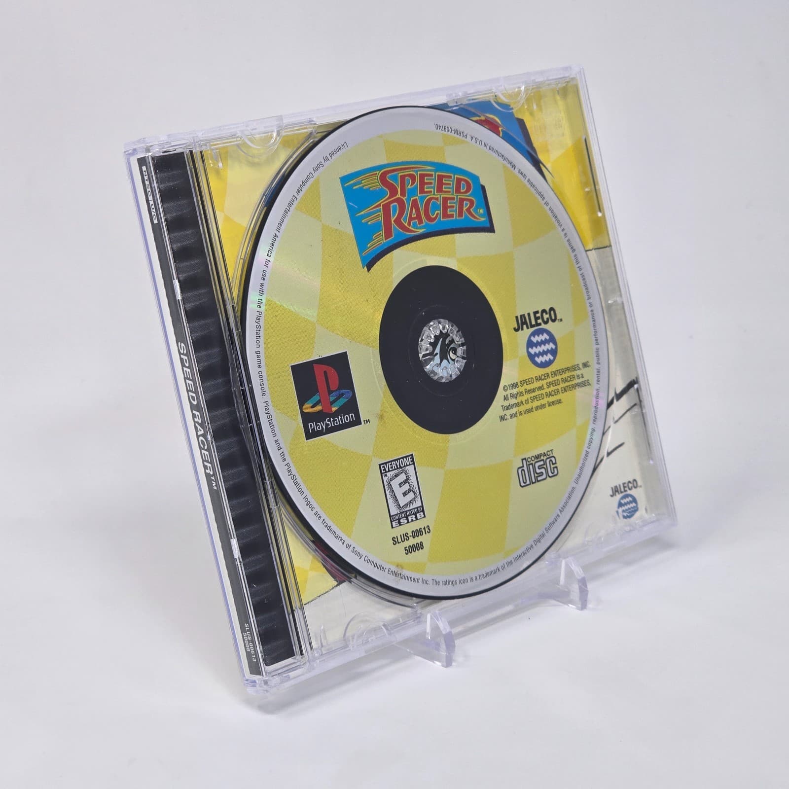 Speed Racer (PlayStation 1 PS1) Case & Disc TESTED (No Book)