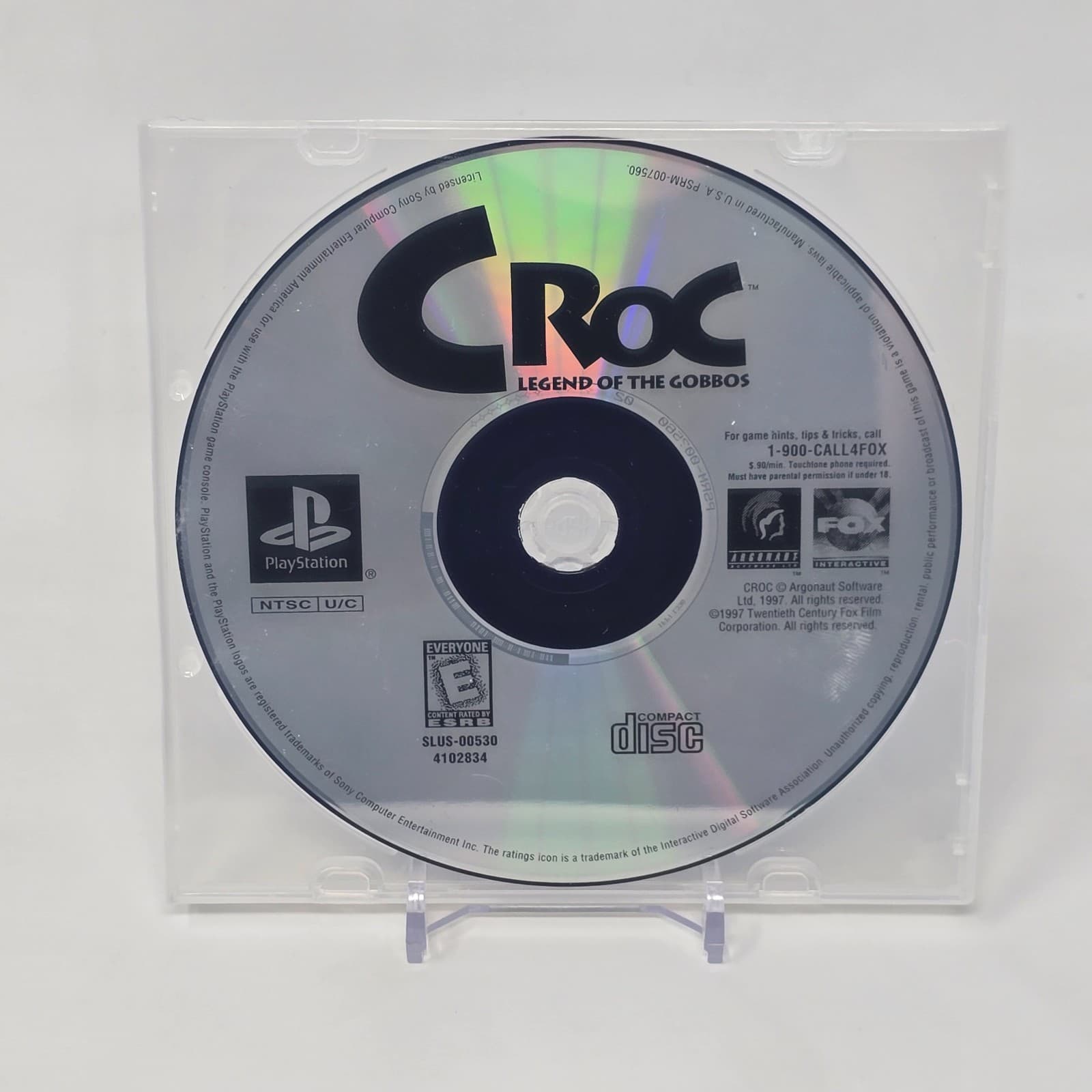 Croc: Legend of the Gobbos (PlayStation 1 PS1) Greatest Hits Disc TESTED