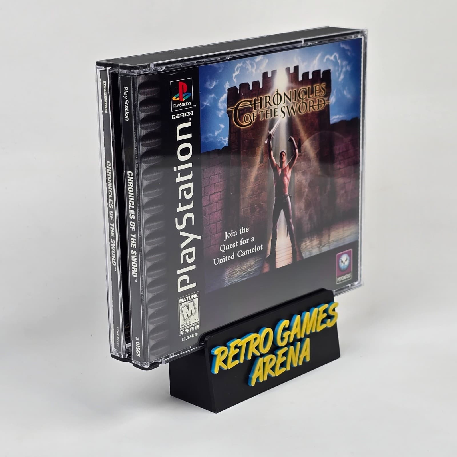 Chronicles of the Sword (PlayStation 1 PS1) Case & Discs