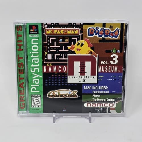 Namco Museum Volume 3 (PlayStation 1 PS1) Greatest Hits CIB COMPLETE & TESTED