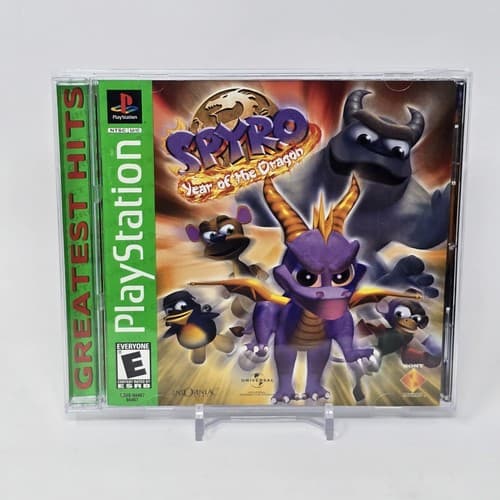 Spyro Year of the Dragon (PlayStation 1 PS1) Greatest Hits CIB COMPLETE & TESTED