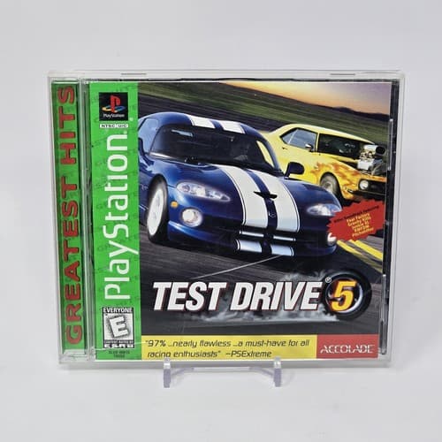Test Drive 5 (PlayStation 1 PS1) Greatest Hits CIB COMPLETE & TESTED