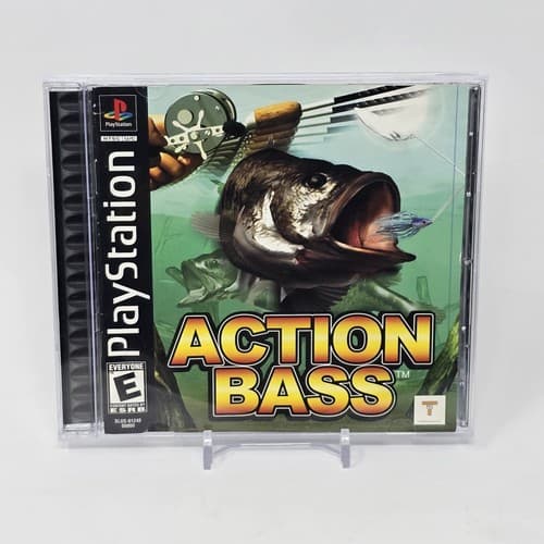 Action Bass (PlayStation 1 PS1) CIB COMPLETE & TESTED