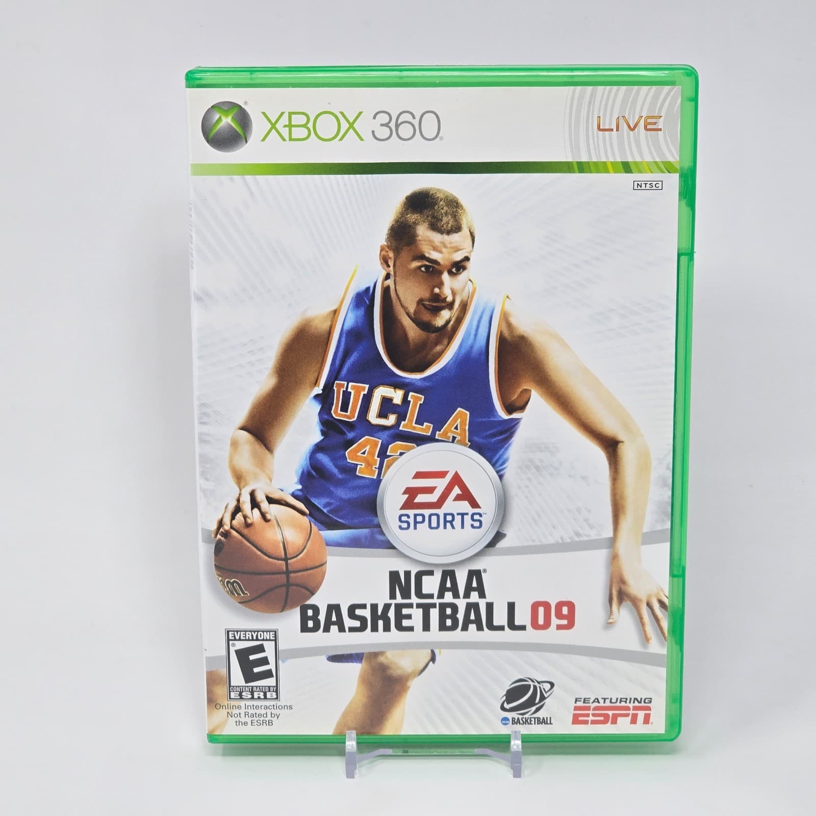NCAA Basketball 09 (Xbox 360) Case & Disc TESTED