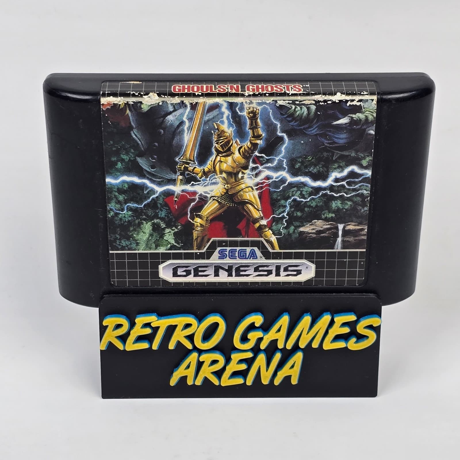 Ghouls N Ghosts (Sega Genesis) Cartridge (Label Wear)