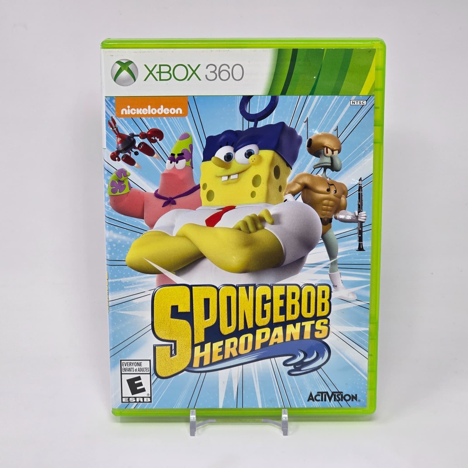 SpongeBob HeroPants Hero Pants (Xbox 360) CIB COMPLETE & TESTED