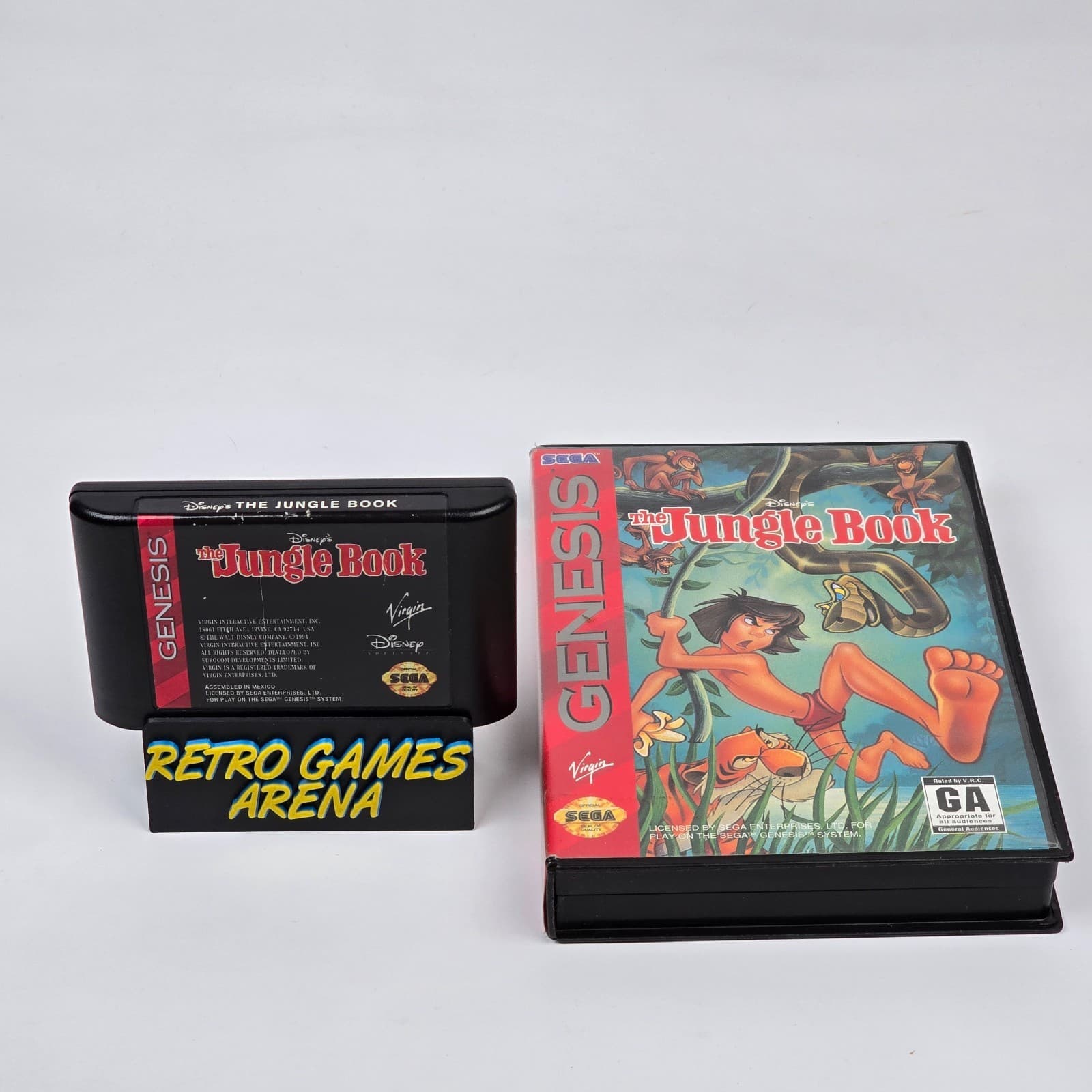 The Jungle Book (Sega Genesis) Case & Cartridge