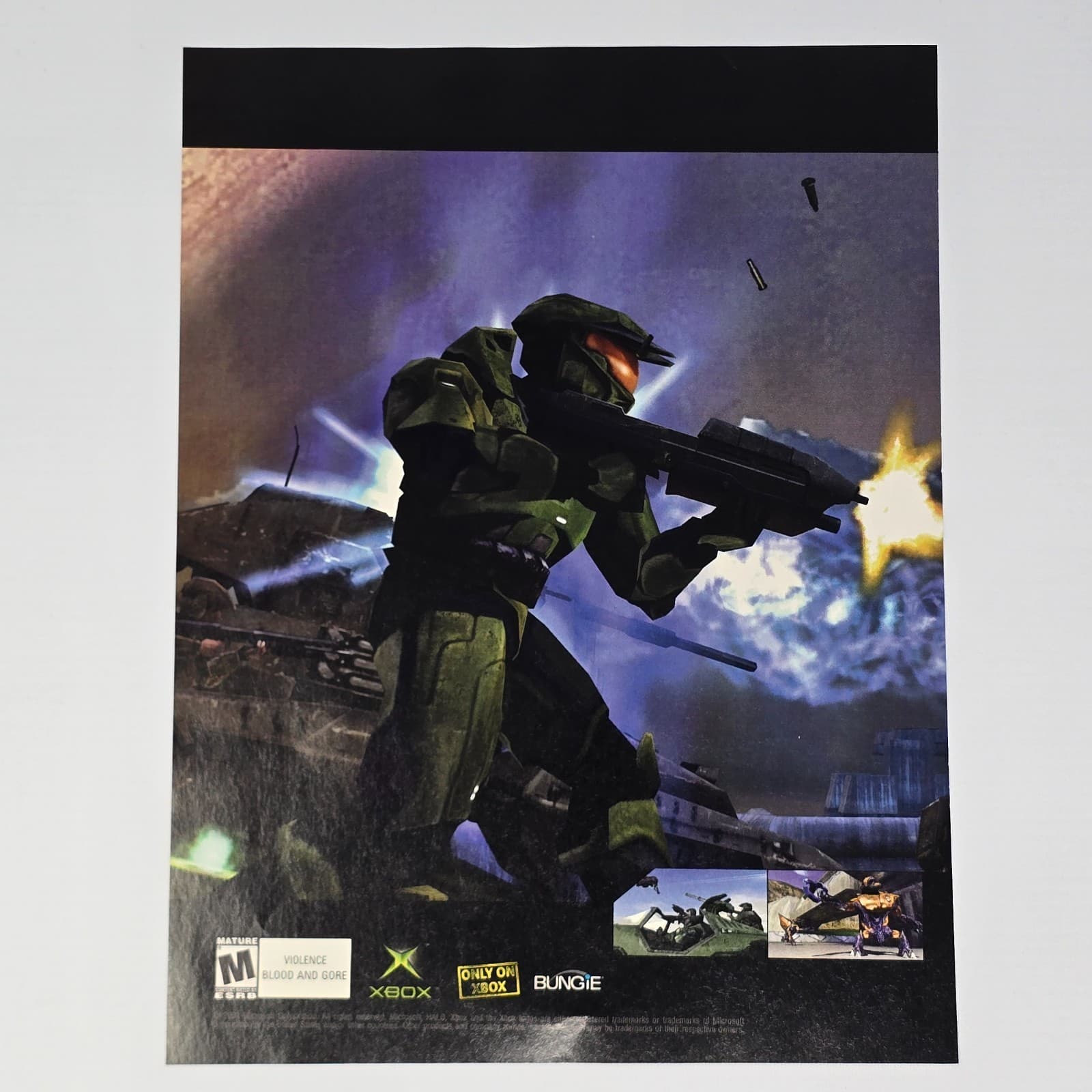 Halo Combat Evolved Xbox Tank Print Ad/Poster
