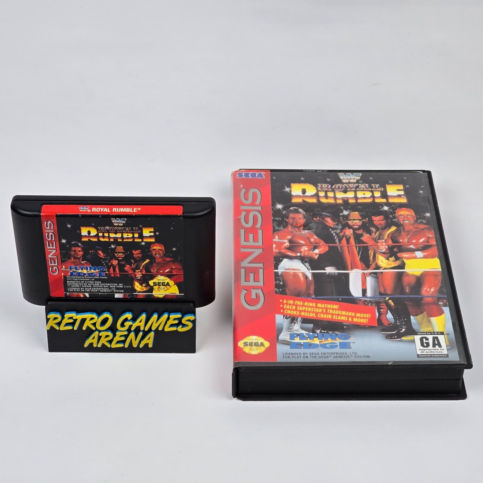 WWF Royal Rumble (Sega Genesis) Case & Cartridge