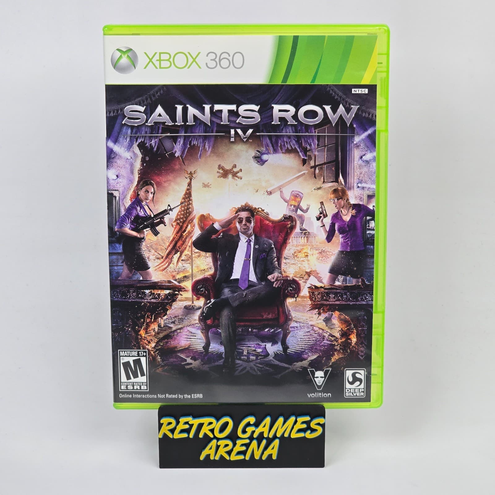 Saints Row IV 4 (Xbox 360) CIB COMPLETE