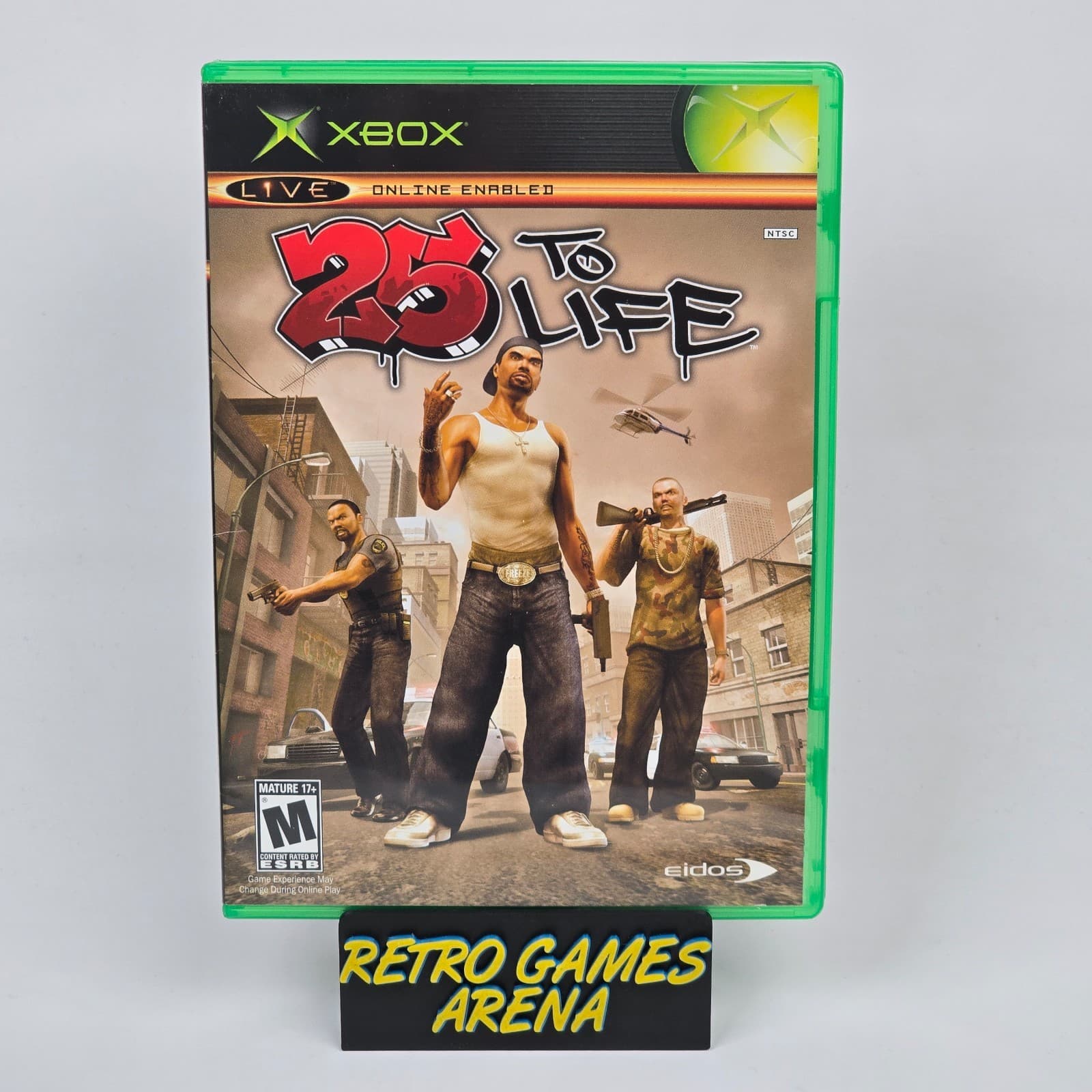 25 to Life (Original Xbox) Case & Disc