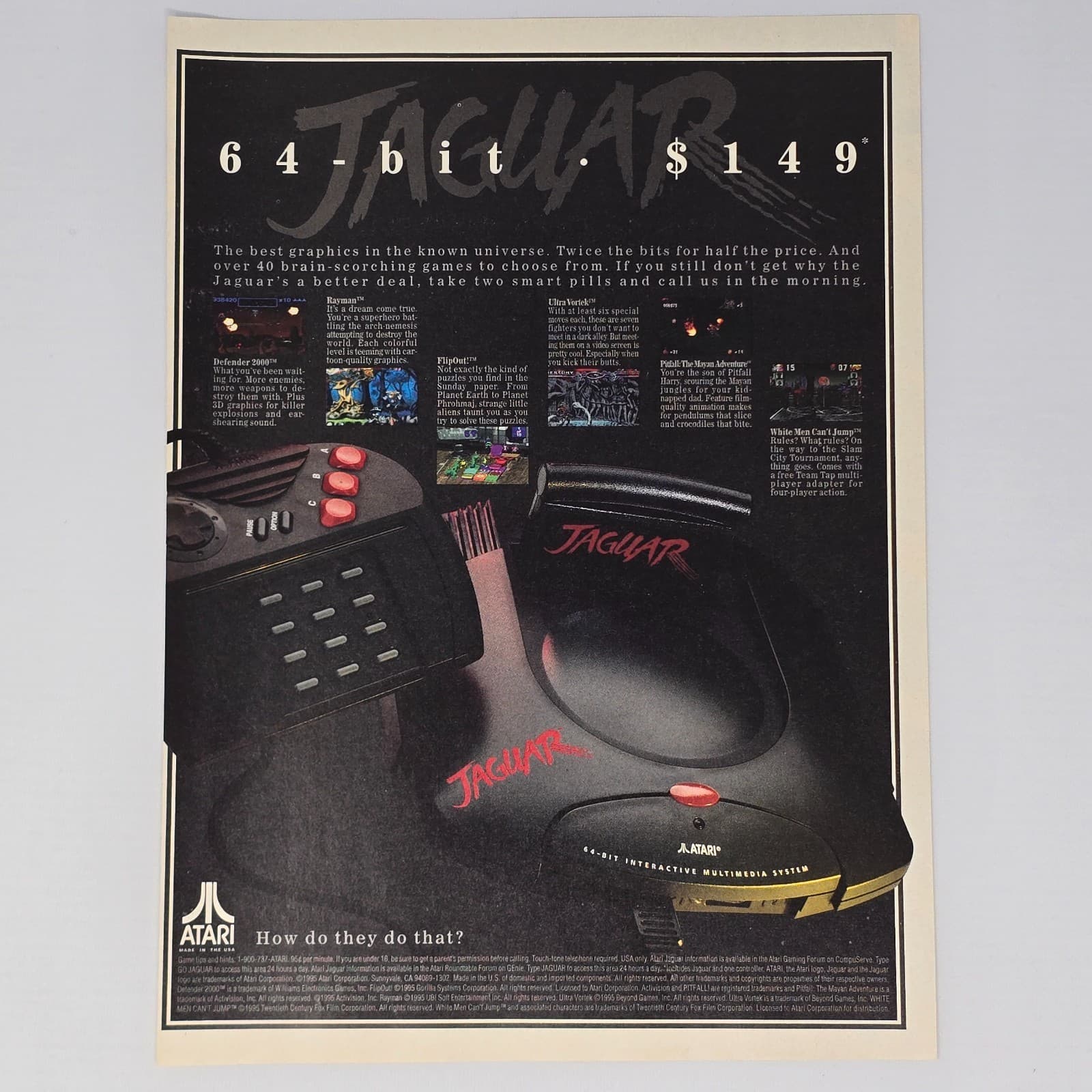 Jaguar Bit Console Universe Print Ad/Poster