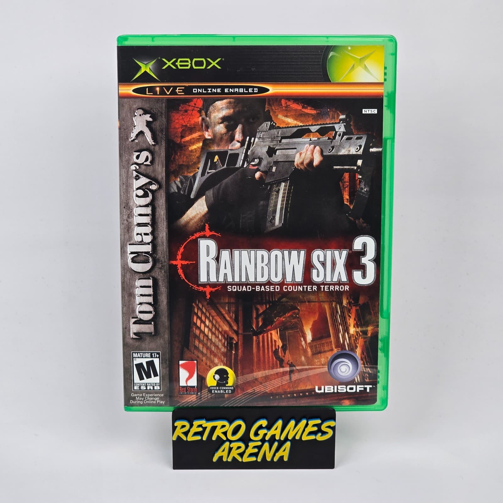 Rainbow Six 3 (Original Xbox) Black Label Case & Disc