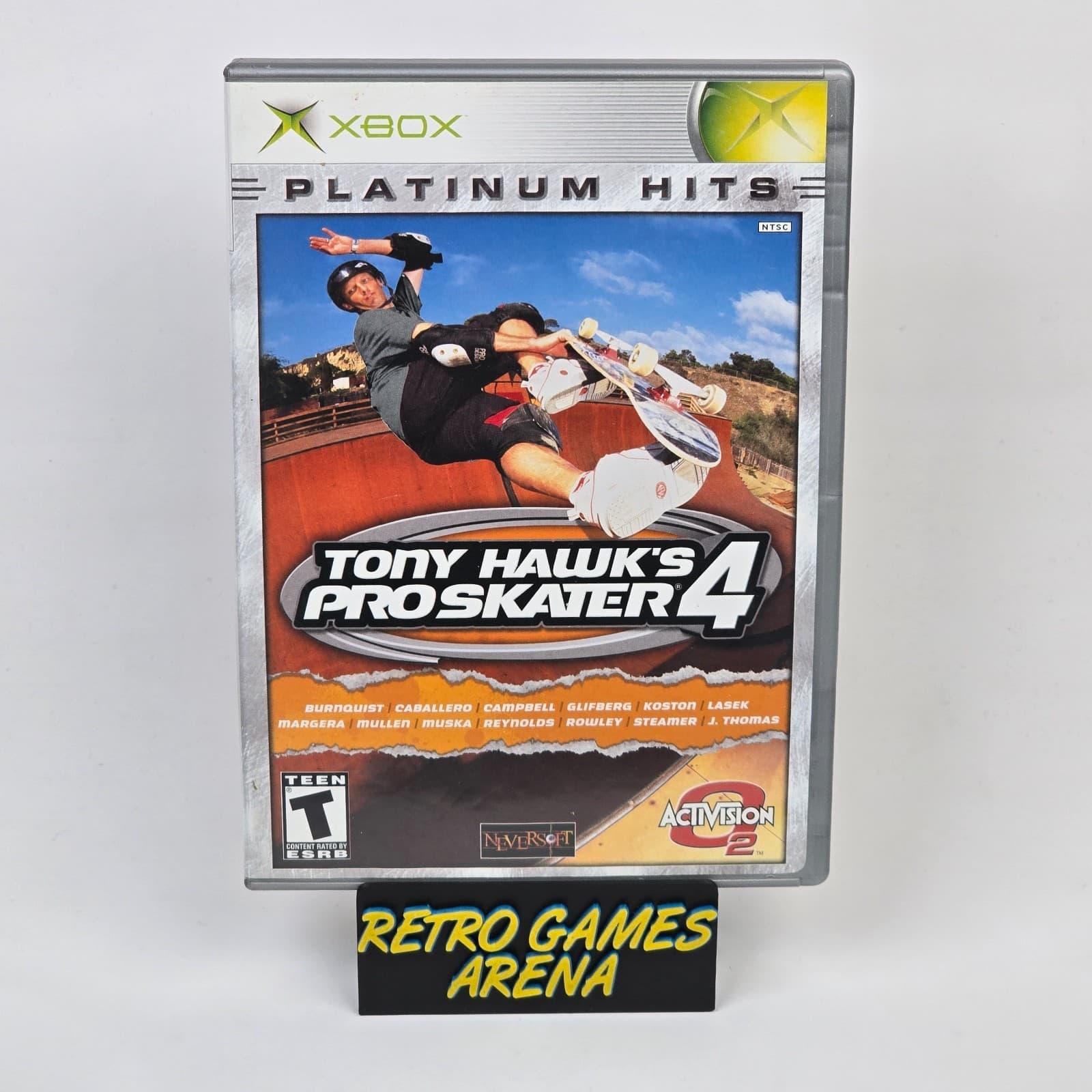 Tony Hawk's Pro Skater 4 (Original Xbox) Platinum Hits CIB COMPLETE