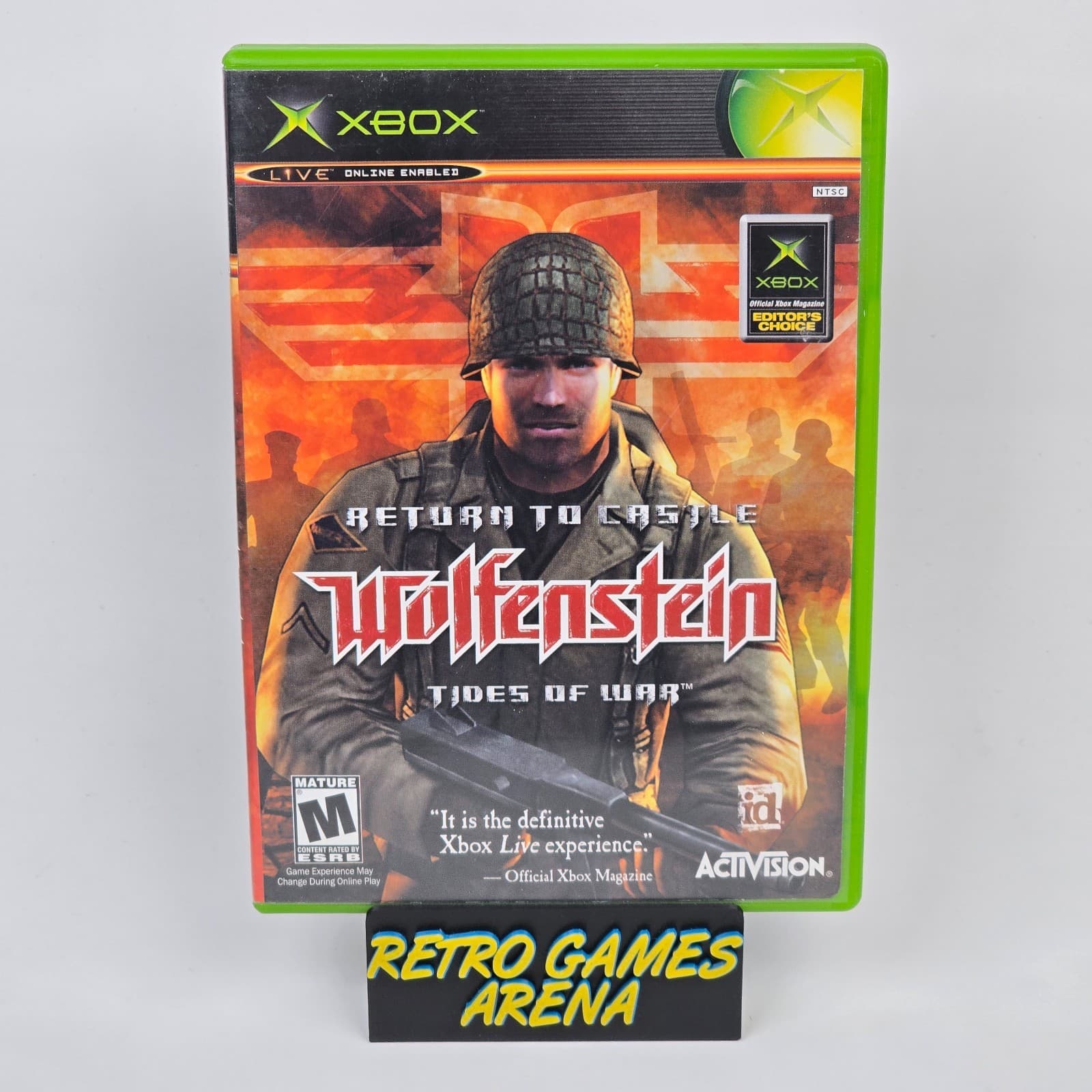 Return to Castle Wolfenstein: Tides of War (Original Xbox) Blk Lbl CIB COMPLETE