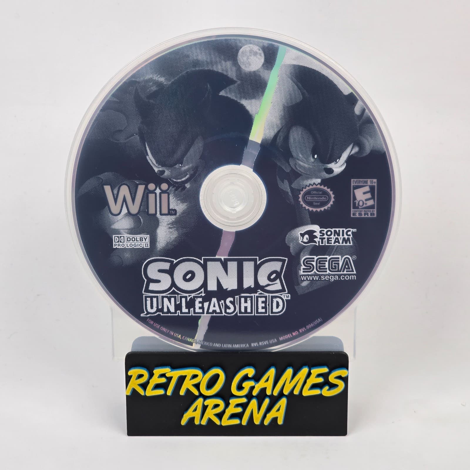 Sonic Unleashed (Nintendo Wii) Disc