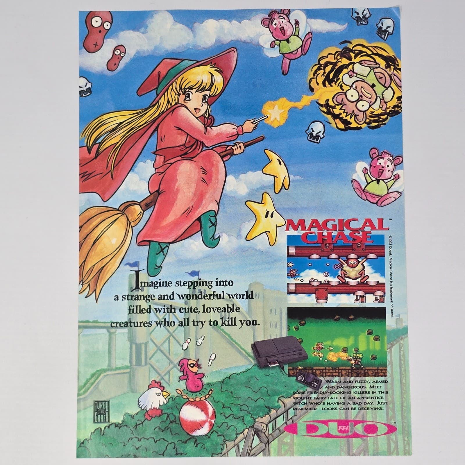 Magical Chase PC Game Boy Color Stepping Print Ad/Poster