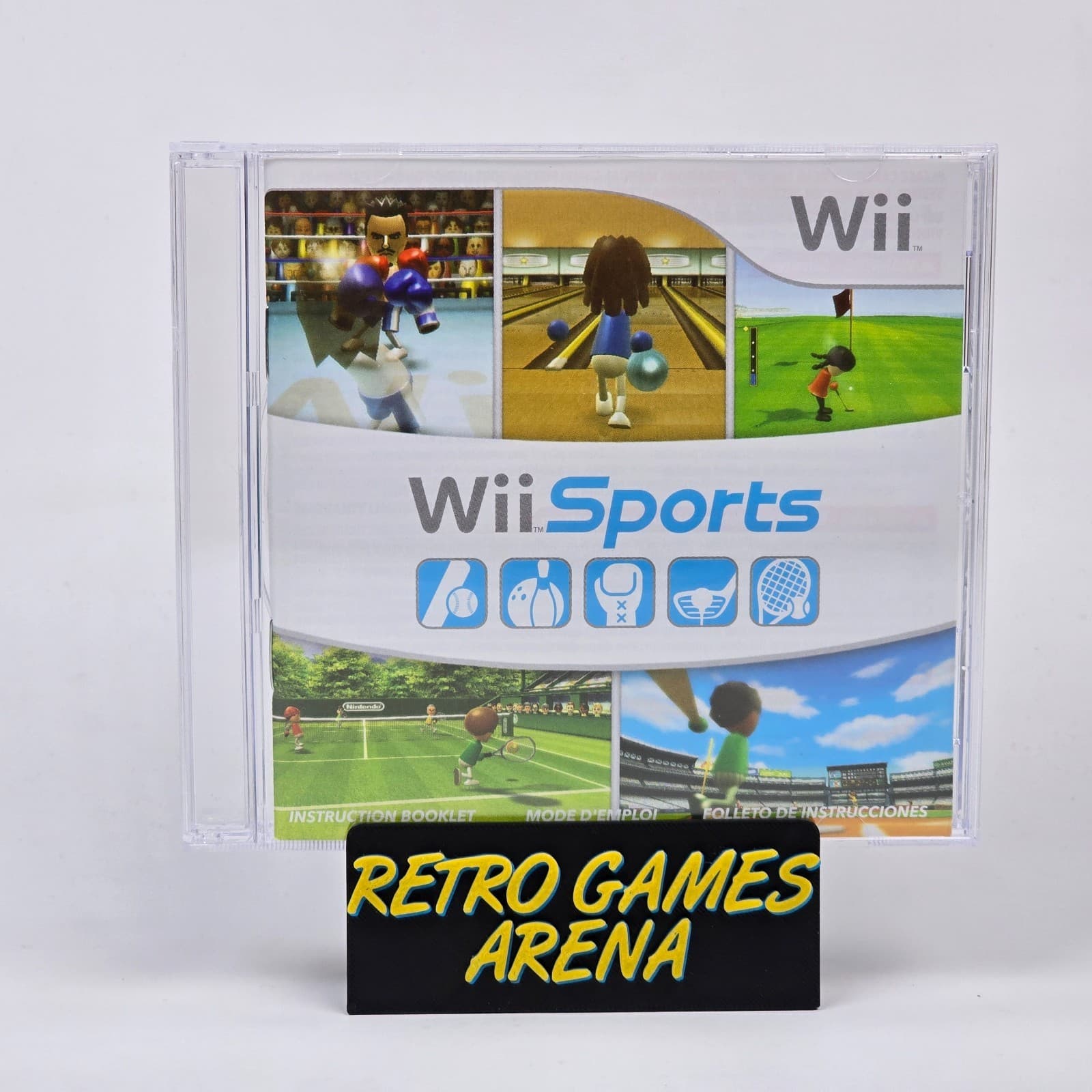 Wii Sports (Nintendo Wii) Manual & Disc