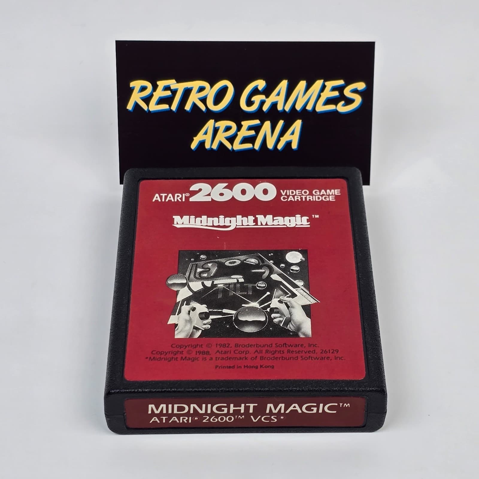Midnight Magic (Atari 2600) Red Label Cartridge CLEANED & TESTED