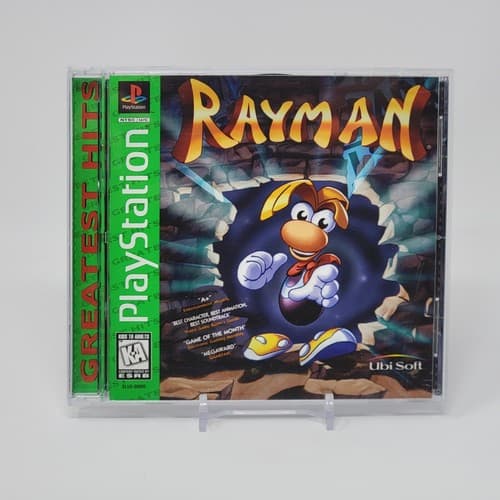 Rayman (PlayStation 1 PS1) Greatest Hits CIB COMPLETE & TESTED