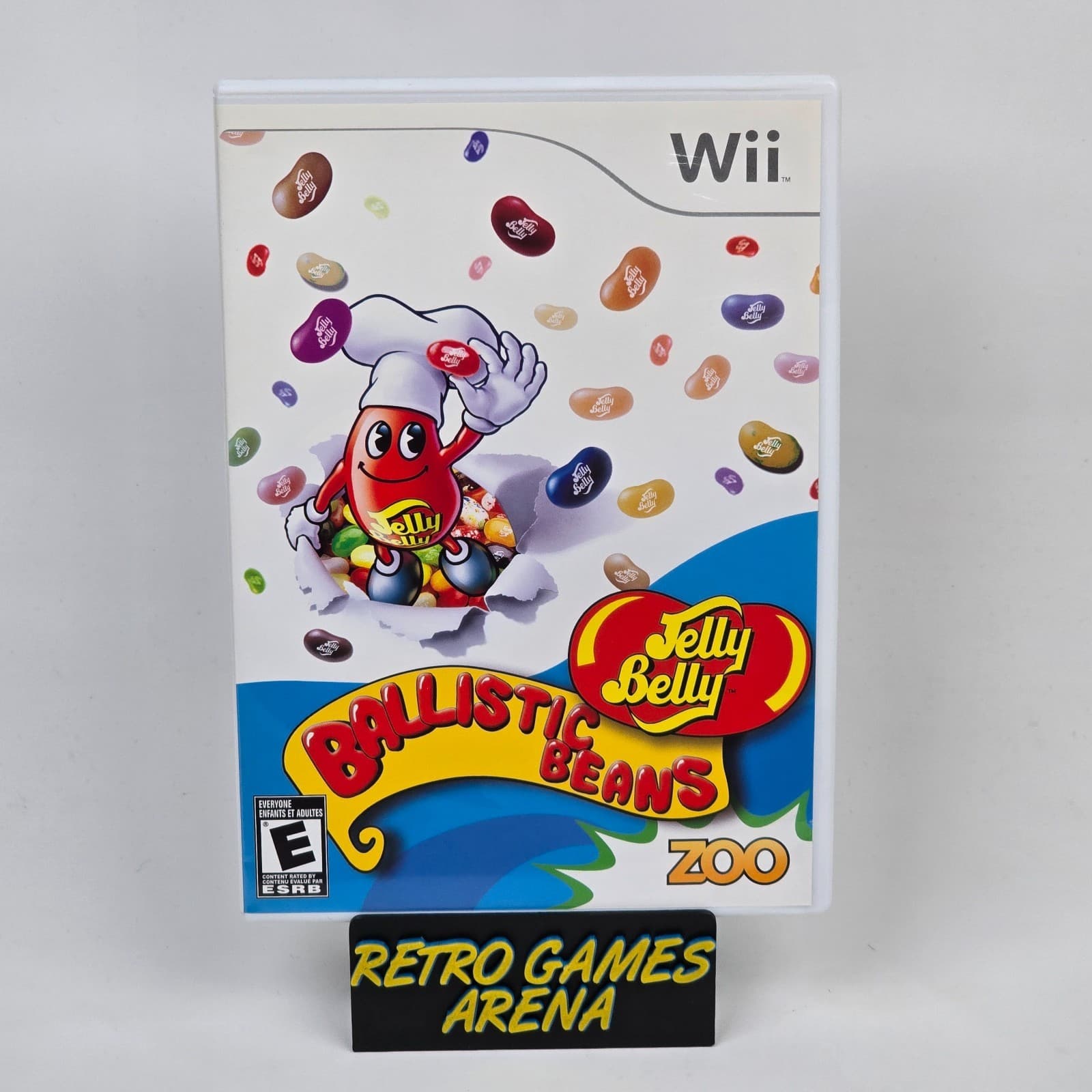 Jelly Belly: Ballistic Beans (Nintendo Wii) CIB COMPLETE