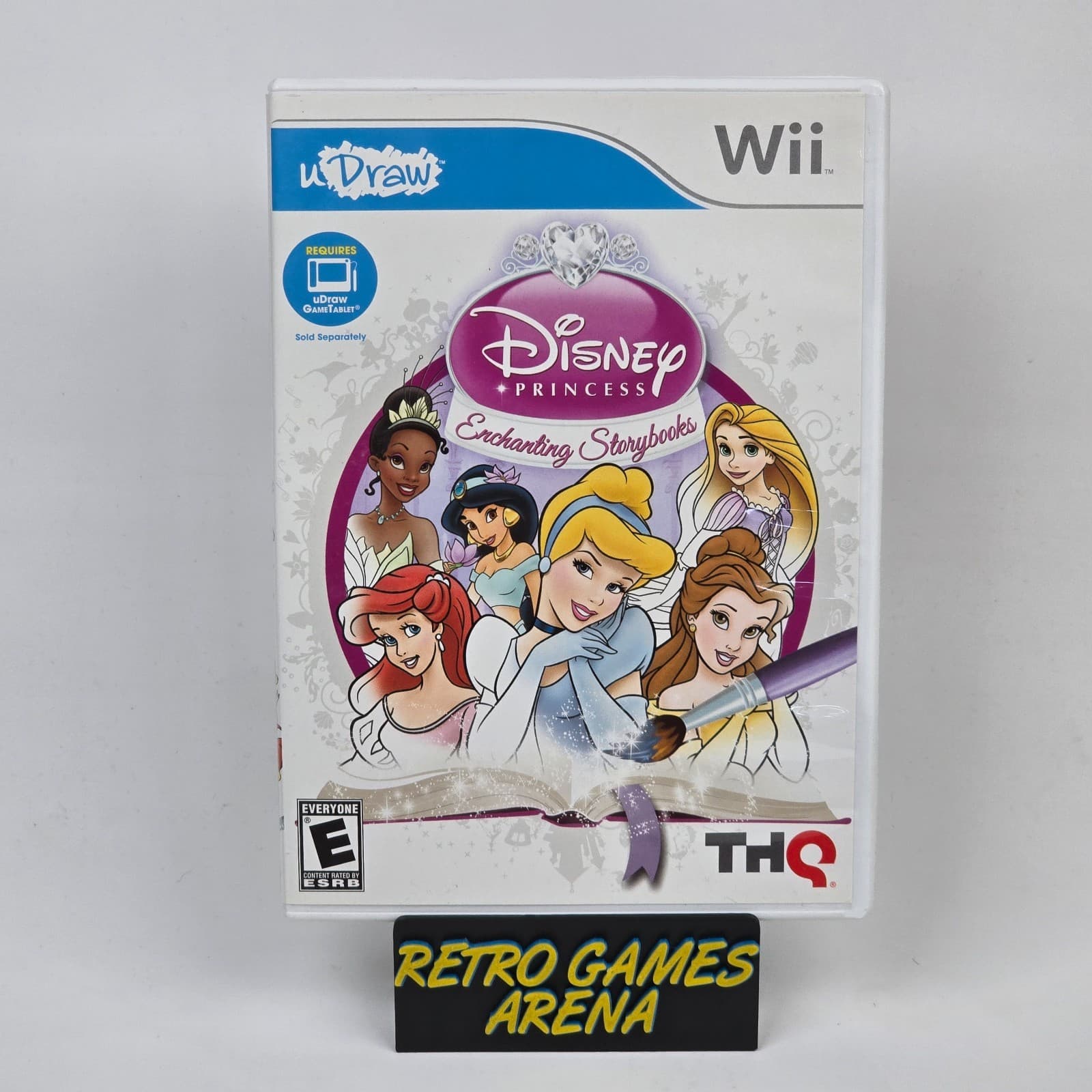 Disney Princess: Enchanting Storybooks uDraw (Nintendo Wii) CIB COMPLETE