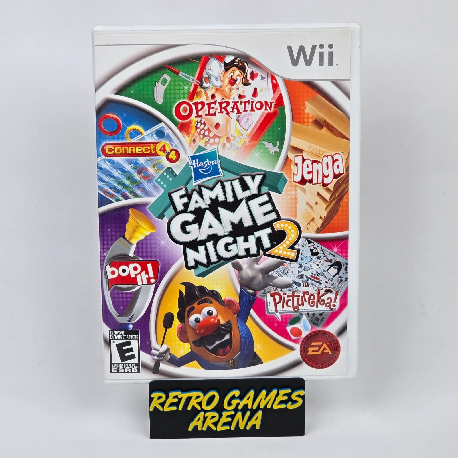 Hasbro Family Game Night 2 (Nintendo Wii) CIB COMPLETE